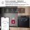 LG WS7D7631WB Horno Pirolítico Instaview 76L A+ Acero Negro Mate