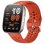 Amazfit Bip 6 Bluetooth GPS 46mm AMOLED Vermelho Resistência à Água 5ATM SpO2 Cardíaco Sono