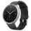 Amazfit Active 2 NFC Bluetooth 43,9mm AMOLED Silber mit schwarzem Lederarmband Wasserdicht 5ATM SpO2
