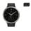 Amazfit Active 2 NFC Bluetooth 43,9mm AMOLED Silber mit schwarzem Lederarmband Wasserdicht 5ATM SpO2