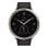 Amazfit Active 2 NFC Bluetooth 43,9mm AMOLED Silber mit schwarzem Lederarmband Wasserdicht 5ATM SpO2
