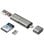 PNY Adaptador USB-C / USB-A Leitor de Cartões SD/MicroSD/CF 5GB/s Preto