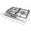 Cecotec Bolero Squad G 3200f Placa De Gas 6,25kW 3 Fuegos Inox
