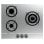 Cecotec Bolero Squad G 3200S Placa De Gas 6250w 3 Fuego Inox