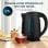 Bollitore Cecotec Thermosense 180 1.7L Nero 2200W BPA Free Filtro anticalcare