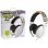 Indeca Graffiti 25 Headset Gaming com Cabo Multiplataforma Branco