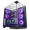 Mars Gaming Mc-3gf Torre Atx Triple Cristal Templado 2 Ventiladores Argb 120mm Usb-c Negro