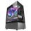 Mars Gaming MC-XO Semitorre ATX com Duplo Vidro Temperado, Ventoinha FRGB 120mm e Duas Câmaras Preta