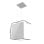 Campana extractora Cecotec Bolero Flux CCT 448000 Recirculación 44cm vidrio blanco con control gestual