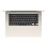 Apple MacBook Air M4 10 cœurs - 24 Go RAM - SSD 512 Go - Écran 15,3" IPS 2880 x 1864 (WQXGA+) - Wi-Fi 6E, Bluetooth - Starlight - Clavier : Français