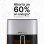 Ufesa Phoenix Freidora de Aire con Vapor, Doble Resistencia y Ventana 6L Negra/Inox