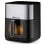 Ufesa Phoenix Freidora de Aire con Vapor, Doble Resistencia y Ventana 6L Negra/Inox
