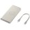 Samsung Batería Portátil 10.000mAh de Carga Súper Rápida 25W, Carga Inalámbrica, 2 Puertos, Beige