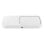 Samsung Super Fast Wireless Charger Duo Carregador Sem Fios Ultrarrápido Máx.15W USB-C Branco