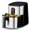 Friteuse à air numérique Ufesa Hawk avec 6 programmes prédéfinis, 6 L, 1 500 W, acier inoxydable/noir