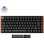 Keychron K2 HE Teclado Mecânico Gaming Magnético Sem Fios Bluetooth Switch PURPLE Preto/Madeira