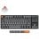 Keychron K8 Max QMK Drahtlose mechanische Bluetooth-Tastatur für mehrere Geräte, rot-grauer Schalter