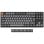 Keychron K8 Max QMK Multi-Device Bluetooth Wireless Mechanische Tastatur Braun Grau Schalter