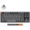 Keychron K8 Max QMK Teclado Mecánico Inalámbrico Bluetooth Multidispositivo Switch Brown Gris