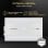 Alimentation entièrement modulaire Forgeon Reactor 850 W Cybenetics Platinum ATX 3.1 PCIe 5.1 Blanc