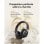 Baseus Bowie 30 Max Auriculares Inalámbricos Bluetooth con Cancelación de Ruido Negros