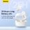 Baseus Bowie WM02 TWS Auricolari Bluetooth wireless con custodia di ricarica bianco crema