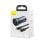 Chargeur allume-cigare Baseus Golden Contactor Pro 40 W à charge rapide USB-C + USB-A avec câble USB-C vers Lightning de 1 m
