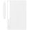 Samsung Book Cover AI Funda con Teclado Blanca para Galaxy Tab S10 FE Plus