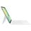 Samsung Book Cover AI Funda con Teclado Blanca para Galaxy Tab S10 FE Plus