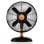 Ufesa Masachusets Mini Ventilador de Sobremesa 30cm 40W Negro/Madera