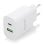 Aisens A110-0754 Cargador 20W 1xUSB-C PD3.0 1xUSB-A QC3.0 Blanco