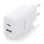 Aisens A110-0758 Cargador 25W 1xUSB-C PD3.0 1xUSB-A QC3.0 Blanco