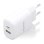 Aisens A110-0909 GaN-Ladegerät 20 W 1 x USB-C PD3.0 1 x USB-A QC3.0 Weiß