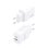 Chargeur Aisens A110-0911 25 W 1 x USB-C PD3.0 1 x USB-A QC3.0 Blanc