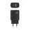 Aisens A110-0924 Cargador GaN 30W 1xUSB-C PD3.0 QC4.0 1xUSB-A QC3.0 Negro