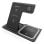 Aisens ASCH-15W3WC043-BK Cargador Inalámbrico USB-C 3 en 1 de 15W Negro