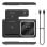 Aisens ASCH-15W3WC043-BK Cargador Inalámbrico USB-C 3 en 1 de 15W Negro