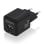 Caricabatterie Aisens ASCH-25W2P015-BK GaN 25W 1xUSB-C PD3.0 QC4.0 1xUSB-A QC3.0 Nero