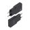 Aisens ASCH-30W2P049-BK Ultraflaches GaN-Ladegerät 30W 2xUSB-C PD3.0 QC4.0 Schwarz