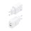 Aisens A110-0923 Cargador GaN 30W 1xUSB-C PD3.0 QC4.0 1xUSB-A QC3.0 Blanco
