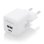 Aisens ASCH-20W2P010-W Cargador GaN 20W 1xUSB-C PD3.0 QC4.0 1xUSB-A QC3.0 Blanco