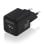 Aisens ASCH-20W2P011-BK Cargador GaN 20W 1xUSB-C PD3.0 QC4.0 1xUSB-A QC3.0 Negro