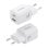 Aisens ASCH-30W2P020-W 30W GaN Ladegerät 1xUSB-C PD3.0 QC4.0 1xUSB-A QC3.0 Weiß
