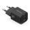 Aisens ASCH-30W2P021-BK Cargador GaN 30W 1xUSB-C PD3.0 QC4.0 1xUSB-A QC3.0 Negro