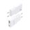 Aisens ASCH-30W2P046-W Cargador GaN Ultra Slim 30W USB-C PD3.0 QC4.0 1xUSB-A QC3.0 Blanco