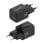 Aisens ASCH-35W2P025-BK 35W GaN Ladegerät 1xUSB-C PD3.0 QC4.0 1xUSB-A QC3.0 Schwarz