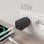 Aisens ASCH-65W2P040-BK 65W GaN Ladegerät 2xUSB-C PD3.0 QC4.0 Schwarz