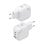 Aisens ASCH-65W3P026-W Carregador GaN 65W 2xUSB-C PD3.0 QC4.0 1xUSB-A QC3.0 Branco