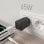 Aisens ASCH-65W3P042-BK Cargador GaN 65W 2xUSB-C PD3.0 QC4.0 1xUSB-A QC3.0 Negro