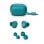Casque Bluetooth JLab Go Pop ANC TWS avec suppression active du bruit Bleu sarcelle
